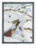 Buy Village in Podolia Russia Under Heavy Snow at AllPosters.com
