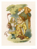 Buy Alice Plays Croquet with the Duchess Using a Flamingo at AllPosters.com