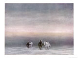 Buy Scott Exercising the Ponies Through the Snow at AllPosters.com