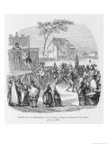 Buy Villagers Watch While a Company of Travelling Players Prepare to Stage a Mystery Play at AllPosters.com