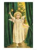 Little Angel with a Little Bell Summons Us to Come to the Christmas Tree