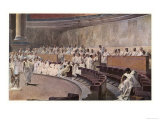 Catiline Plotting to Seize Power in Rome is Denounced in the Senate by Cicero
