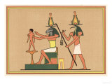 Man is Born: Khnemu Shapes Him on a Potter's Table Thoth Measures His Life-Span