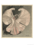 Loie Fuller (Mary Louise Fuller) American Dancer at the Folies Bergere Paris