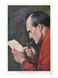 Buy The Valley of Fear Holmes Examines the Cipher Document at AllPosters.com