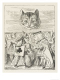Buy Cheshire Cat the King Queen and Executioner Argue About the Chishire Cat's Head at AllPosters.com