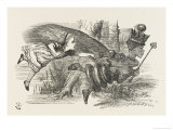 Buy Alice and the Red Queen Fly Hand-In-Hand at AllPosters.com