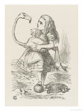 Croquet Alice with the Flamingo