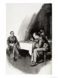 Buy The Valley of Fear Watson Watches Whilst Holmes Studies the Evidence at AllPosters.com