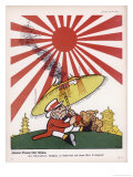 Buy When Japan Enters the War John Bull Finds the Rising Sun a Little Too Hot for Him! at AllPosters.com