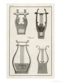 Buy Four Different Types of Cithara Used by the Ancient Greeks at AllPosters.com