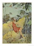 Buy The Libyan Giant Antaeus Impresses the Pigmies But He Will Eventually be Defeated by Herakles at AllPosters.com