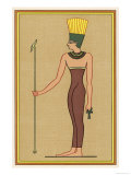 Nubian Goddess Who Personified the Waters of the Nile and Their Power to Bring Fruit and Prosperity
