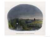 Buy The Ignis Fatuus or Marsh Light Lures the Unwary Traveller into Dangerous Marshwaters at AllPosters.com