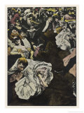 Buy Dancers, Safely Masked, Abandon Themselves to the Fevered Frenzy of the Ball at AllPosters.com