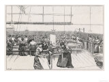 The Manufacture of Artificial Silkworms at Besancon France