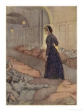 Buy In Scutari Florence Nightingale Checks Patients During the Night at AllPosters.com