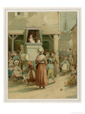 Buy Punch and Judy Show Being Performed to a Small Audience in a Town Centre at AllPosters.com