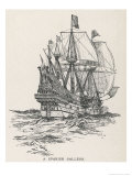 Spanish Galleon of the Type That Sailed with the Armada in 1588
