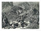 Buy The Mercians Attack the Welsh at AllPosters.com