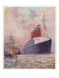 Buy Cunard Passenger Liner at AllPosters.com