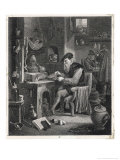 Buy An Alchemist Obsessed with His Quest Works at His Furnace at AllPosters.com