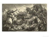 Buy Alfonso of Castile with the Kings of Aragon and Navarre Defeats the Moors at Tolosa at AllPosters.com