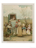 Buy Punch and Judy Show Being Performed to a Small Audience in the Countryside at AllPosters.com