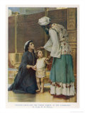 Buy Hannah Wife of Elkanah Takes Her Young Son Samuel to the Temple at Shiloh at AllPosters.com