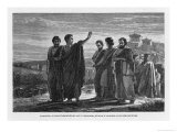 Aristotle Leaving Athens with His Followers Having Been Wrongly Accused of Impiety