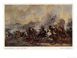 Buy General Battle Scene: a Cavalry Skirmish at AllPosters.com