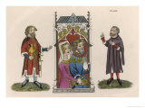 Buy Noble Couple Listen to Two Members of Their Entourage at AllPosters.com