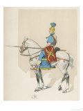 Roman Cavalryman with Shield Lance and Plumed Helmet