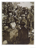 Buy Miners Queue to Vote Yes to Strike Action at AllPosters.com