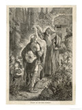 Buy The First Barbarian King of Italy Odoacer Meets the Monk Severinus at AllPosters.com