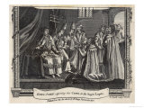 Buy King John Offers His Crown to the Papal Legate as a Symbol of the Kingdom at AllPosters.com