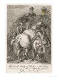 Buy Richard III's Corpse is Carried on Horseback after the Battle of Bosworth at AllPosters.com