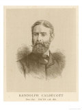 Randolph Caldecott Illustrator and Humorous Artist Giclee Print