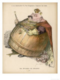 Edward VII Depicted as an Ogre with a Body the Size of a Barrel
