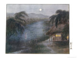 Buy The Ghost of Japanese Girl O Sumi Accidentally Drowned in Idamachi Pond Haunts the Place at AllPosters.com