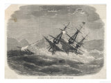 Buy The Wreck of Sailing Ship H.M.S Orpheus on Mankau Bar New Zealand at AllPosters.com