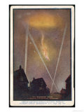 Buy Zeppelin L21 Falls from the Sky after Being Attacked by Lieutenant Robinson at AllPosters.com