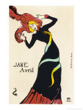 Jane Avril Music Hall Performer