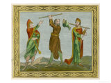 Buy Three Anglo-Norman Men in Outdoor Dress at AllPosters.com
