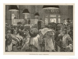Buy Bringing in the Day's Catch and Setting out the Fish at Billingsgate Market at AllPosters.com
