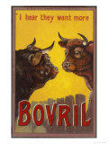 Buy Two Worried Bulls: "I Hear They Want More at AllPosters.com