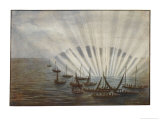 Buy Fishermen of Nanao in North Japan Report Astonishing Lights from Under the Sea at AllPosters.com