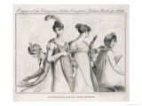 Buy Four Ladies in a Gallery Wear Fashionable Dresses at AllPosters.com