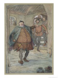 Buy The Merry Wives of Windsor, Act I Scene III: Falstaff Pistol and Bardolph Enter the Garter Inn at AllPosters.com