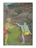 Buy Rama Put His Trust in the Ape Hanuman (Son of the Wind God) to Find His Abducted Wife Sita at AllPosters.com